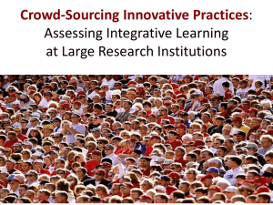 CS 42: Crowdsourcing Innovative Practices for Assessing Integrative