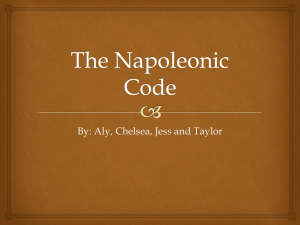 Napoleonic Code PPP