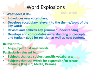 Word Explosions - Emma Sheppard