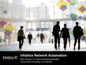 The Power of Infoblox Network Automation