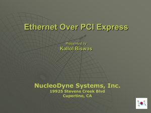 Highlights of PCI Express Protocol