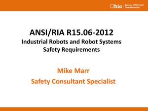 Industrial Robot System - Richland County Safety Council