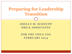 Preparing for Leadership Transition PowerPoint