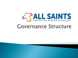Company Structure - All Saints Centre for Mission and Ministry