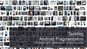 Android - dev:mobile 2014