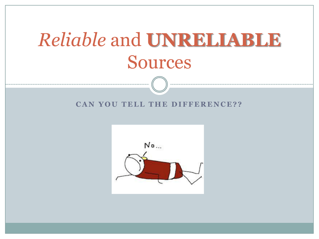 reliable-and-unreliable-sources