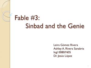 Fable #3: Sinbad and the Genie