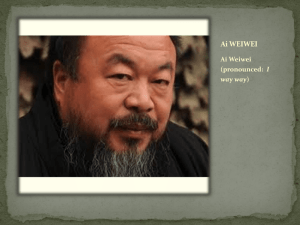 Ai WEIWEI Ai Weiwei
