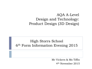 AQA GCSE Product Design