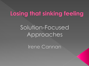 Losing that sinking feeling