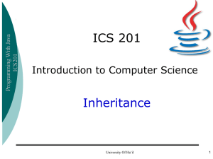 Inheritance-2 - faculty.uoh.edu.sa