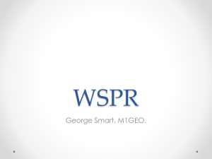 WSPR_Talk - George Smart`s Wiki