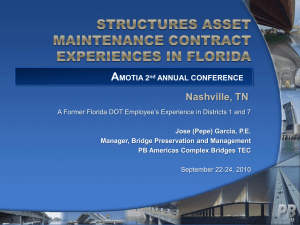 structures asset maintenance experiences in florida