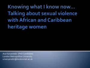 Knowing what I know now... Talking about sexual violence with