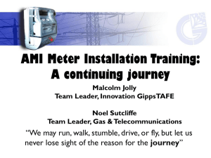 Smart Meter Training A continuing journey