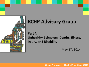 Presentation - Kitsap Community Health Priorities