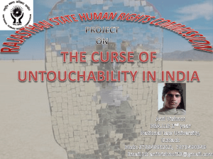 2. the curse of untouchability in india