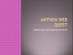ANTHEM WEB QUEST