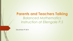 Parents and teachers presentation