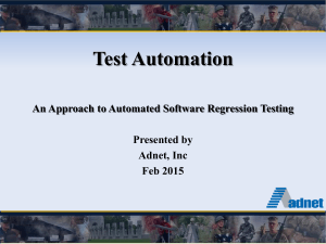 Why Test Automation