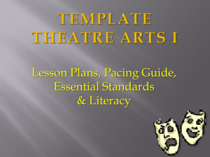 Template Theatre Arts 1 2012