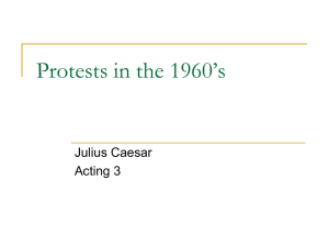 1960`s Protests