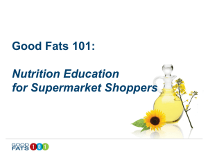 Nutrition Education for Supermarket Shoppers