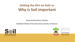 Why is Soil Important?  - Soil Science Society of America