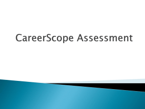 CareerScope Assessment
