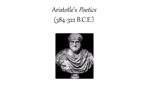Aristotle*s Poetics (384