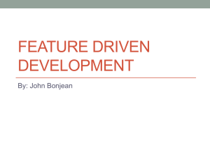 Feature Driven Development