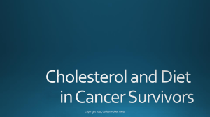 Cholesterol & Cancer Study