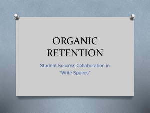 ORGANIC RETENTION - Oakland University