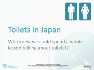 Toilets in Japan (PPT)