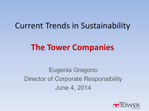 Eugenia Gregorio, Director of Coprorate Responsibility - The
