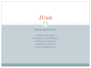 JUnit - Moodlearn