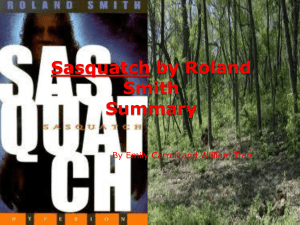 Sasquatch by Roland Smith - 2
