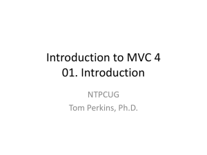 01. Introduction to MVC 4