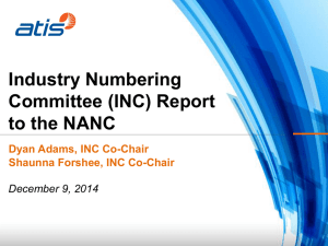 Dec14 INC Report - NANC