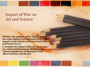 Impact of War on Art and Science