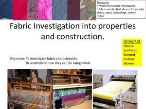 Fabric Investigation - Villiers High School