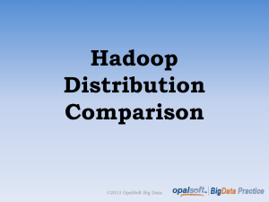Intel Hadoop - Big Data