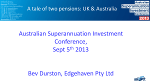 A Tale of two superannuation pensions
