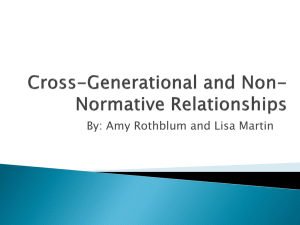 Intergenerational and Non