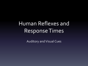 Human Reflexes and Response Times