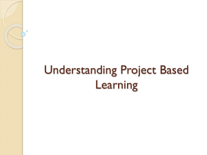 Understanding Project-Based Learning PowerPoint Presentation