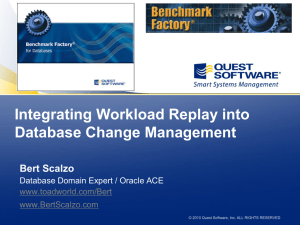 Integrating Workload Replay into Database Change