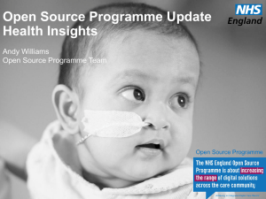 Andy Williams Open Source Programme Updated