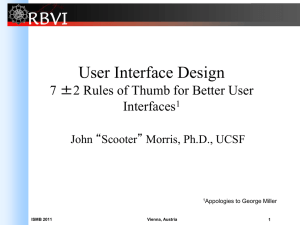 user interfaces by Scooter Morris