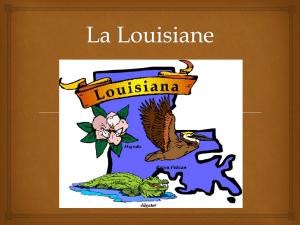 La Louisiane PowerPoint